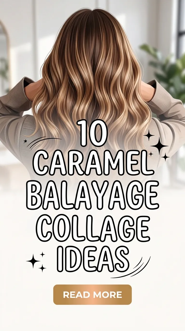 10 Caramel Balayage Collage Ideas