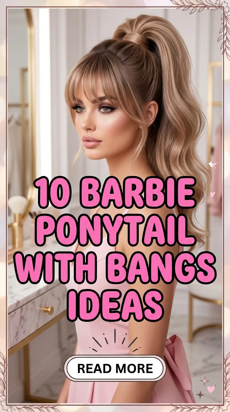 10 Barbie Ponytail With Bangs Ideas