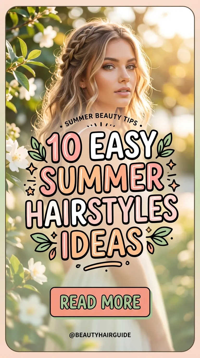 10 Easy Summer Hairstyles Ideas