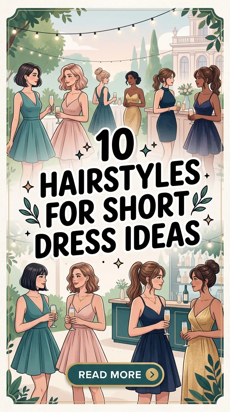 10 Hairstyles For Short Dress Ideas