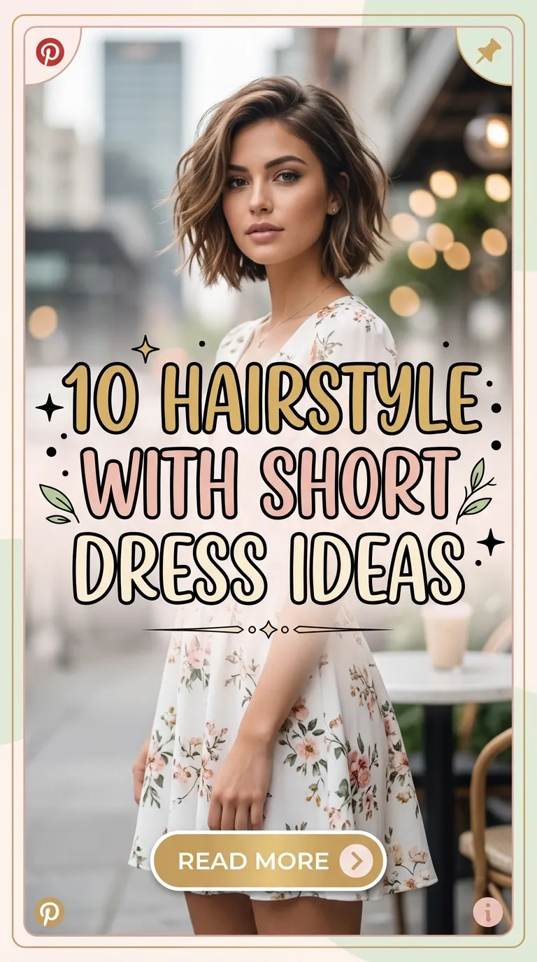 10 Hairstyle With Short Dress Ideas