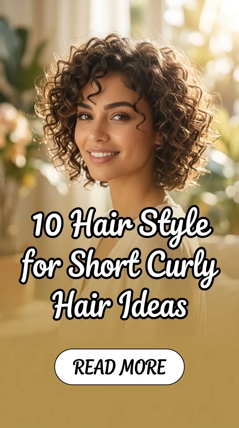 10 Hair Style for Short Curly Hair Ideas
