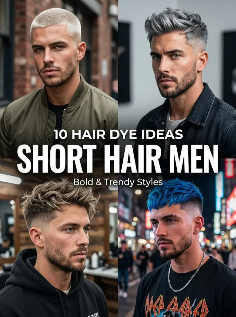 10 Hair Dye Ideas Short Hair Men