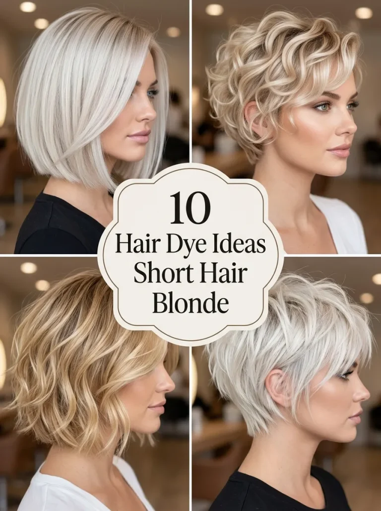 10 Hair Dye Ideas Short Hair Blonde