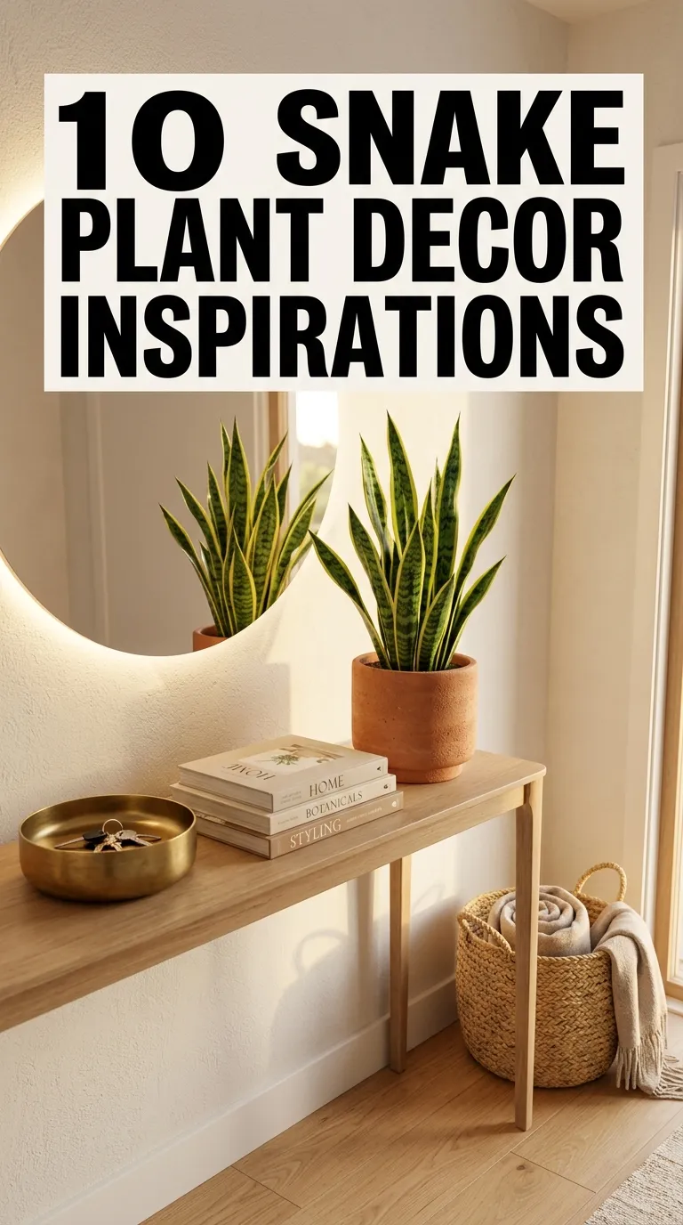 10 Snake Plant Decor Living Rooms Ideas