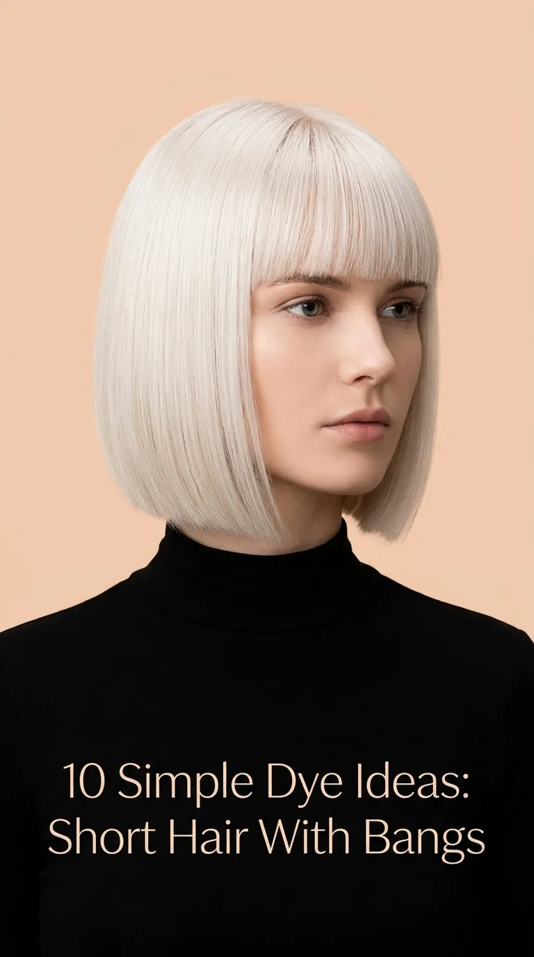 10 Hair Dye Ideas Short Hair And Bangs