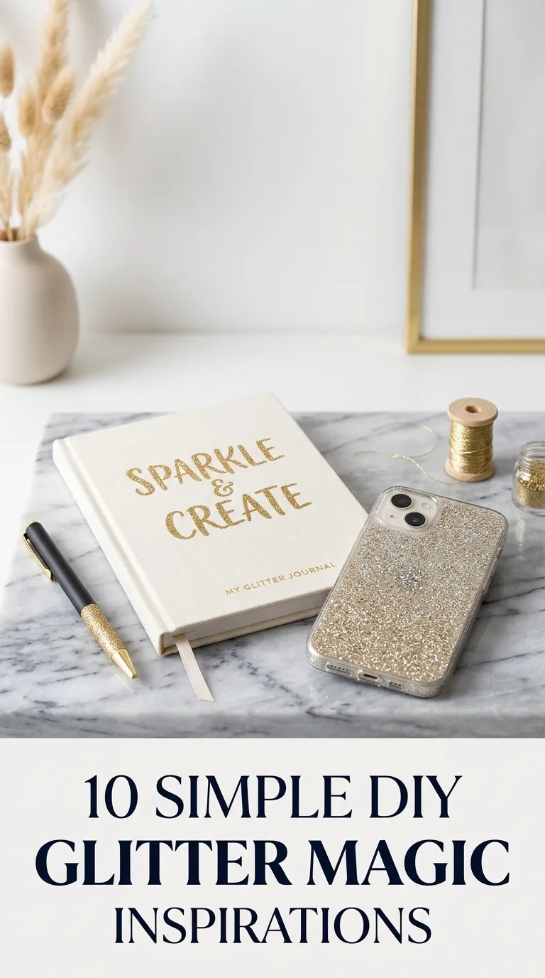 10 Sparkling DIY Glitter Magic Ideas