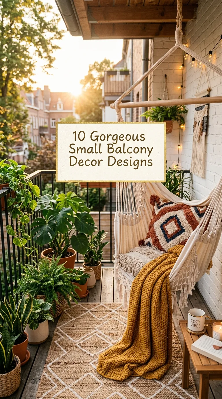 10 Elegant Small Balcony Decor Ideas