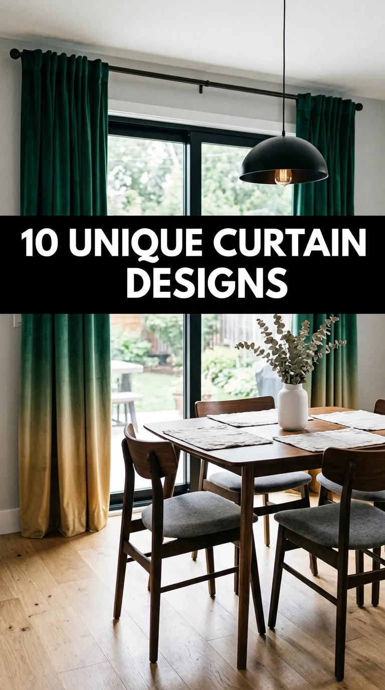 10 Unique Curtain Ideas