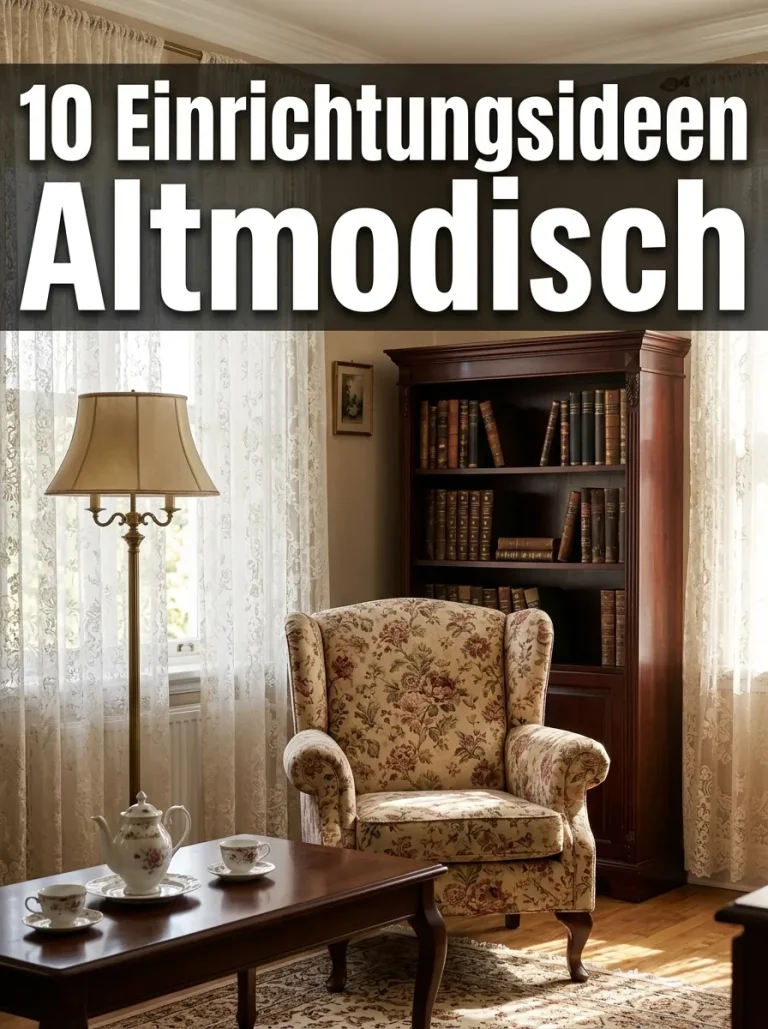 10 Einrichtungsideen Altmodisch
