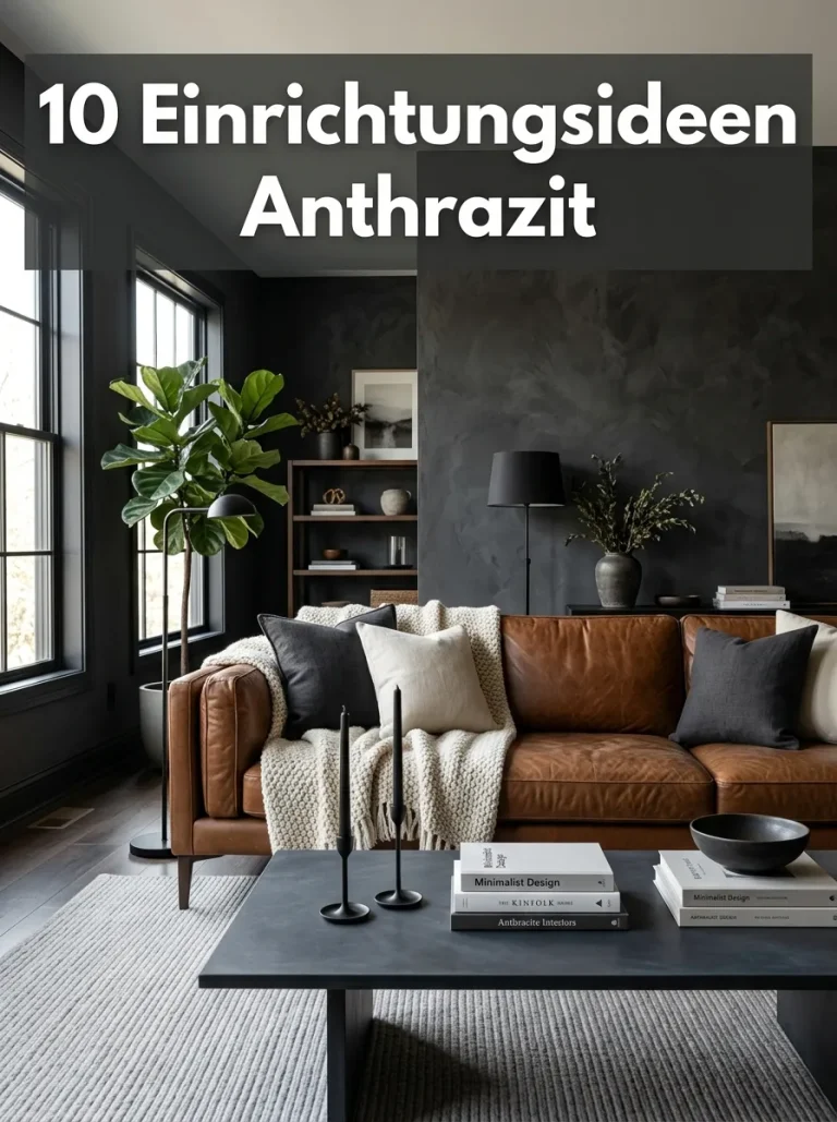 10 Einrichtungsideen Anthrazit