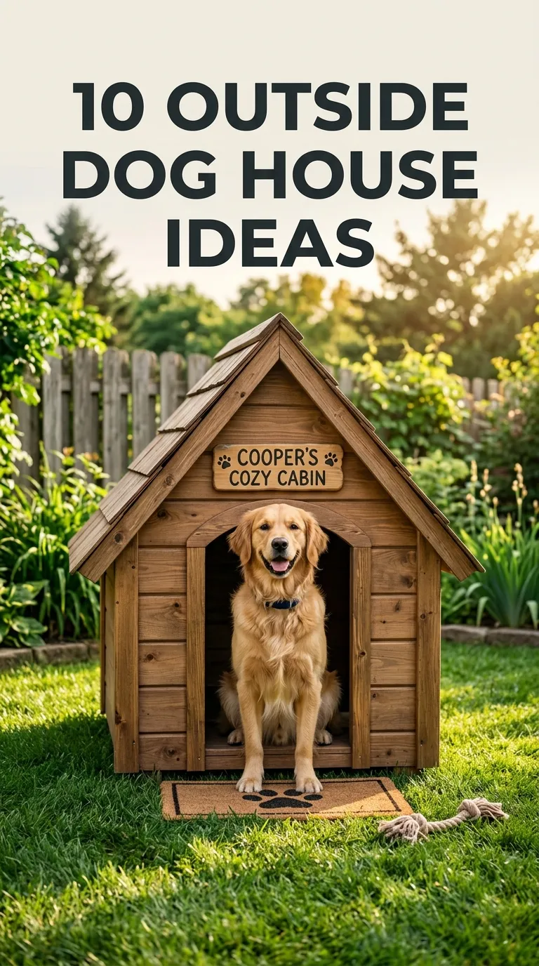 10 Outside Dog House Ideas