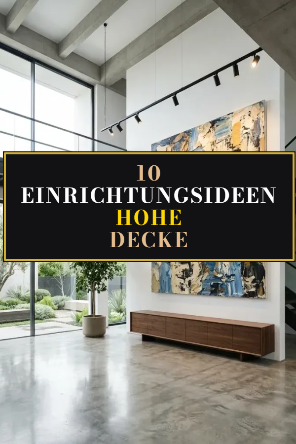 10 Einrichtungsideen Hohe Decke