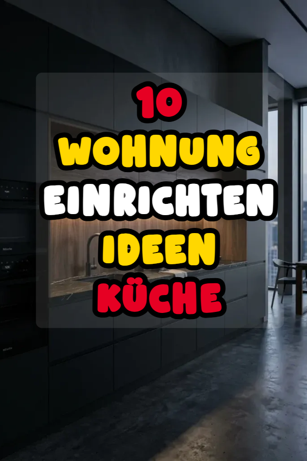 10 Wohnung Einrichten Ideen Küche