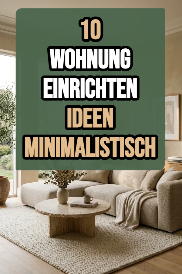 10 Wohnung Einrichten Ideen Minimalistisch