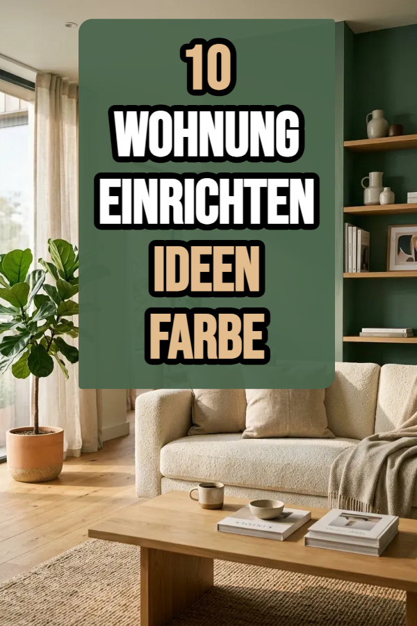 10 Wohnung Einrichten Ideen Farbe