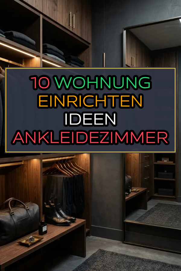 10 Wohnung Einrichten Ideen Ankleidezimmer