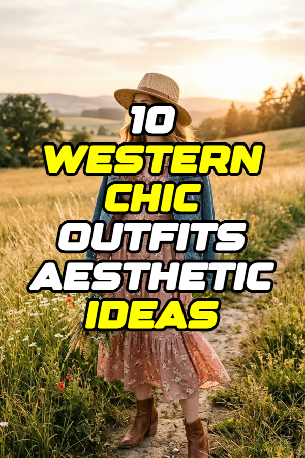 10 Western Chic Outfits Aesthetic Ideas