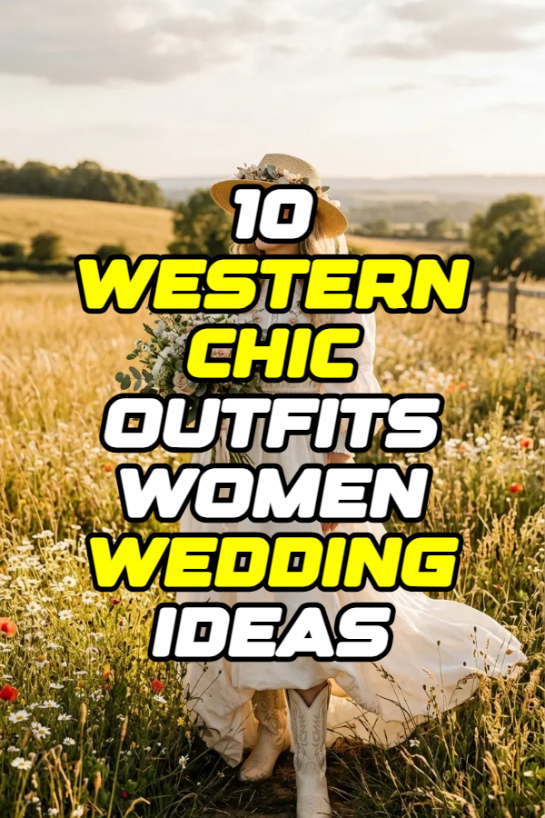 10 Western Chic Outfits Women Wedding Ideas