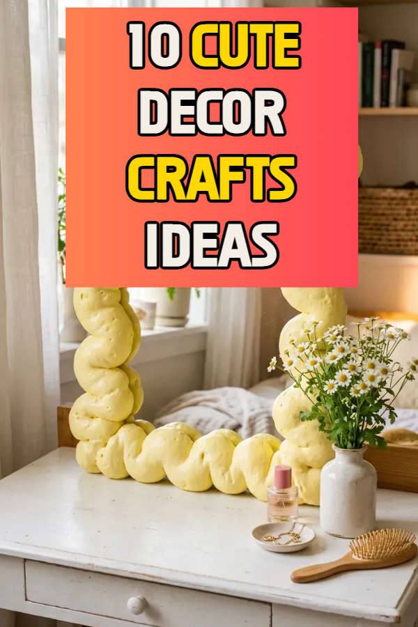 10 Cute Decor Crafts Ideas