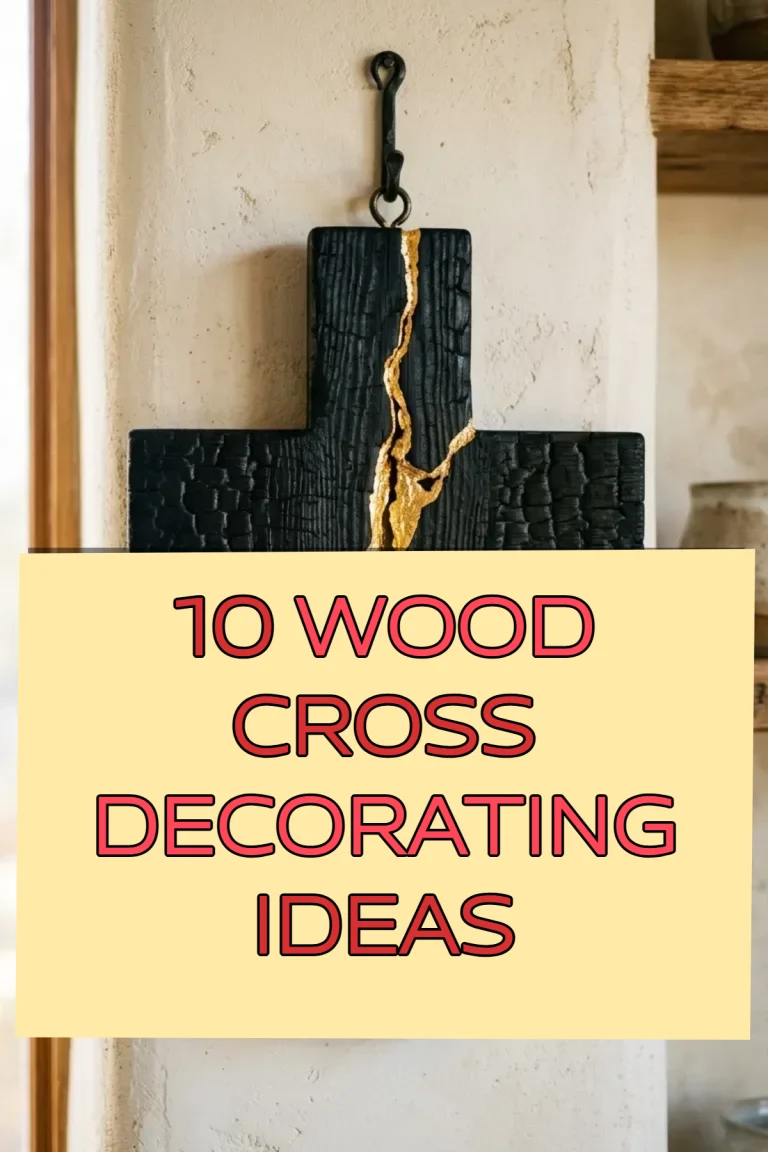 10 Wood Cross Decorating Ideas