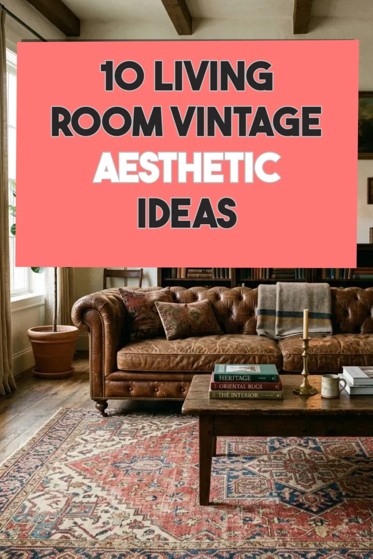 10 Living Room Vintage Aesthetic Ideas