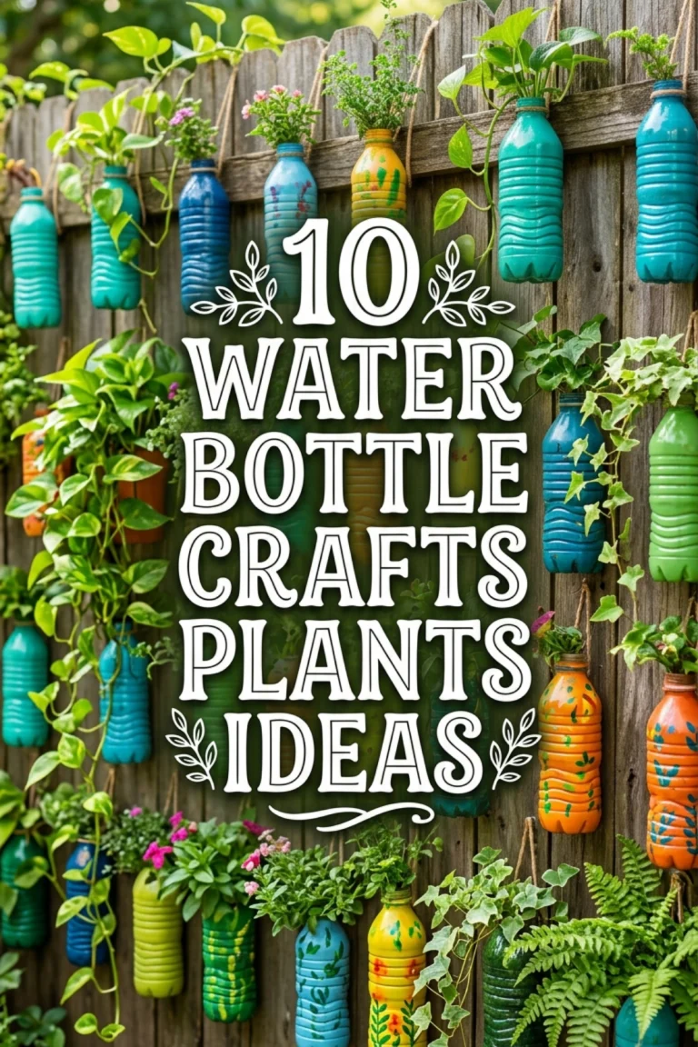 10 Water Bottle Crafts For Plants Ideas
