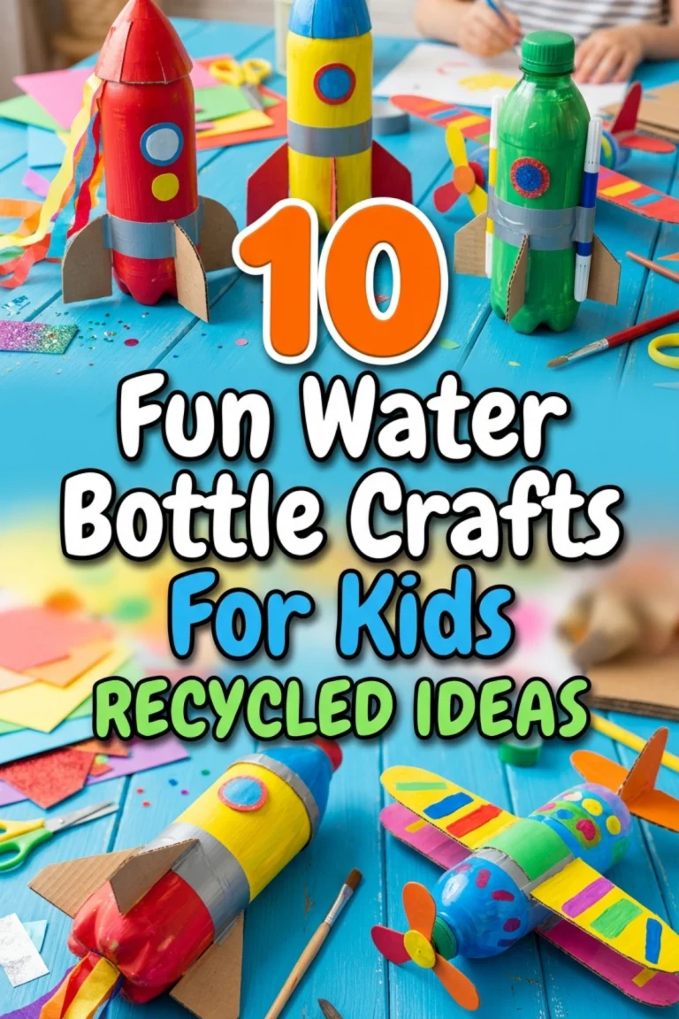 10 Water Bottle Crafts For Kids Recycled Ideas