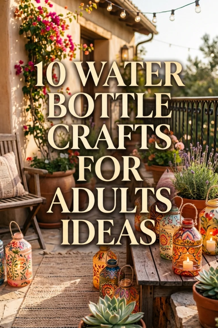10 Water Bottle Crafts For Adults Ideas