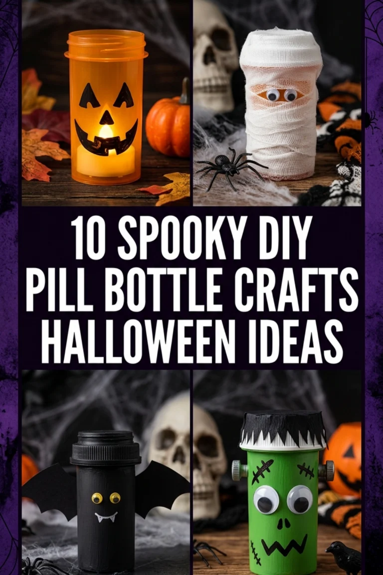 10 Diy Pill Bottle Crafts Halloween Ideas