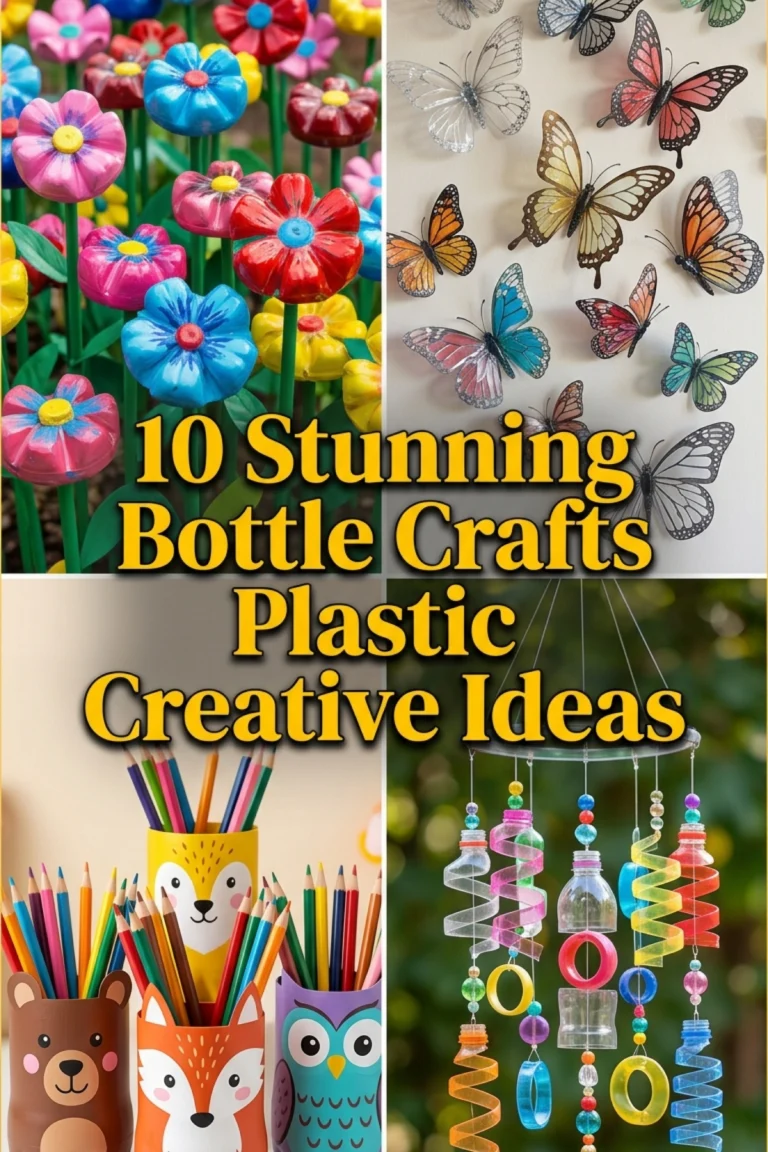 10 Bottle Crafts Plastic Creative Ideas